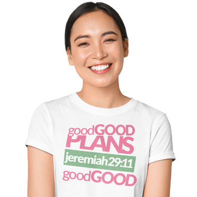 GOOD GOOD PLANS JEREMIAH 29:11 (Traditional)  T-SHIRTS